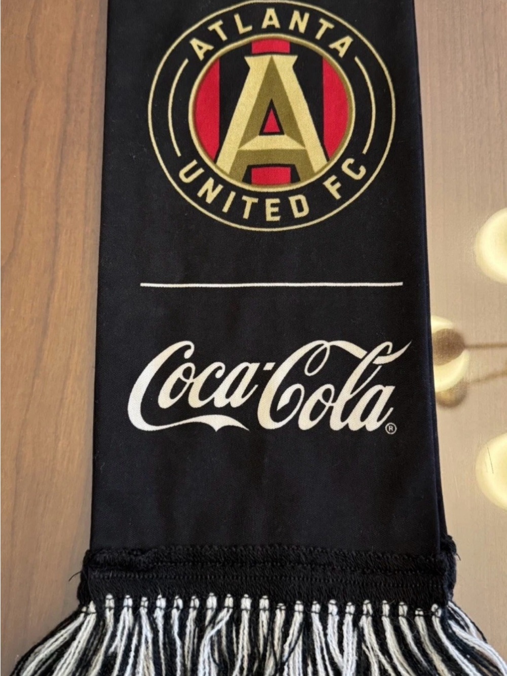 RARE Atlanta United FC 2017 Inaugural Season Soccer Scarf Coca Cola ATL Fußball